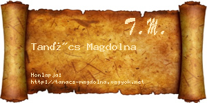 Tanács Magdolna névjegykártya